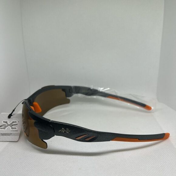 X-Loop Semi Rimless Wrap Sunglasses - Picture 3 of 3